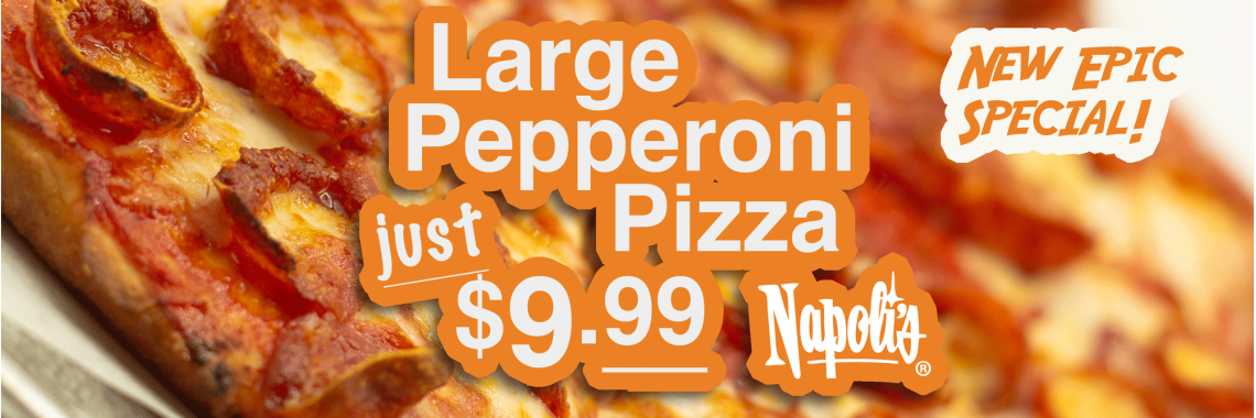 Large Pepperoni Pizza Special